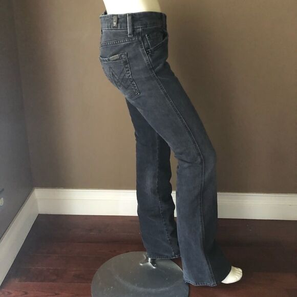 7 For All Mankind Black Jeans Bootcut - Picture 3 of 5